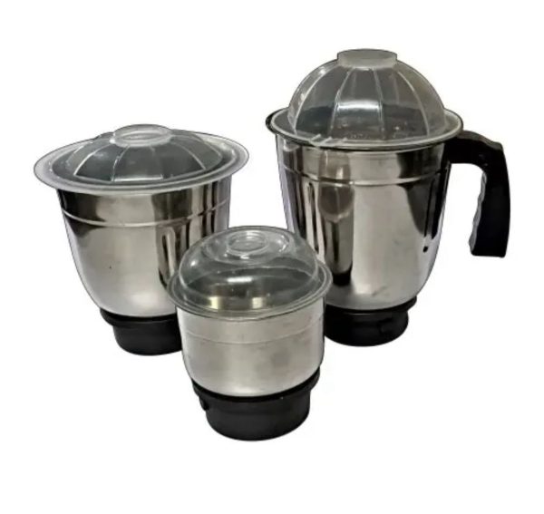 Mixer Grinder Blender Jar Set 3 pieces