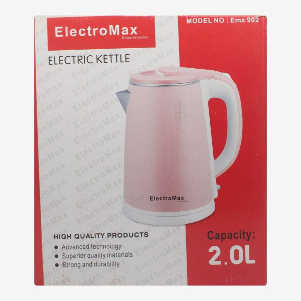 ELectromax Korean Electric Heat Cordless Jug/Kettle Auto Off Cordless ( 2 Ltr Color Assorted )