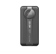 Ultima Boost 30K Pro 30000mAh Powerbank with 22.5W Fast Charging | Multi Layer Fire Protection | LED Display | 4 Ports | Supports PD, QC3.0, Universal Compatibility | 2 Way Charging | ChargeSafe technology Power bank