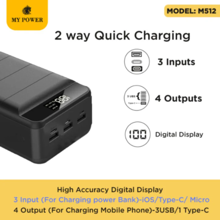My Power M512 50000mAh Powerbank