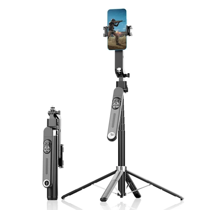 Q515TK Phone Holder Selfie Stick Stand AI Face Tracking Gimbal Stabilizer for Live Streaming Vlogging