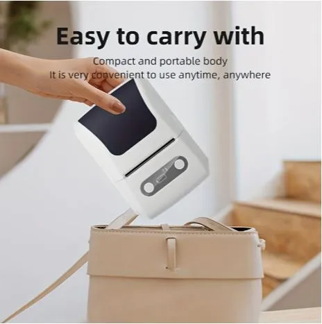 Mini Potable Pocket Wireless Smart Inkless Pos Thermal Printer 58mm Thermal Label Paper Printer