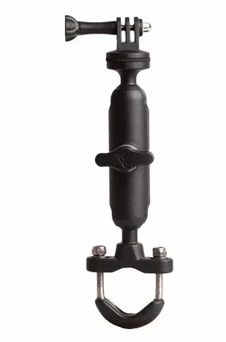 GoPro Motorcycle Camera Mount 360 Degree Rotation Bike Handlebar Bracket 1/4 Metal Stand