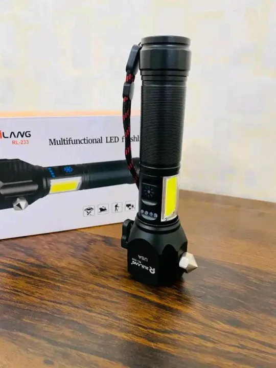 Ruilang RL-233 Rechargeable Multifunctional Led Torch Light