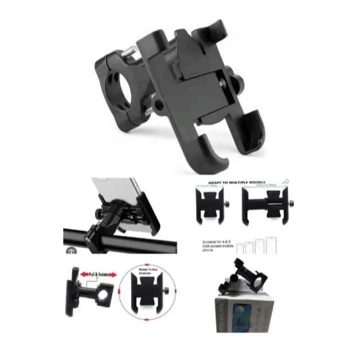 Motorcycle Phone Holder Scooty Bike Mobile Holder for Pathao Metal Body