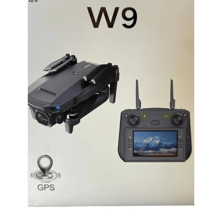 W9 Max GPS Drone – 4K HD Camera – Screen Controller – Foldable